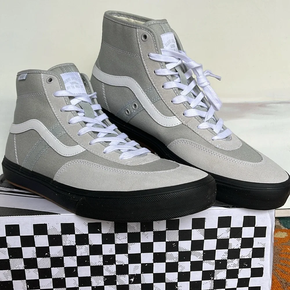 Vans Men’s Crockett High Light Gray/Black VN0A5JIGBH8 Sneakers